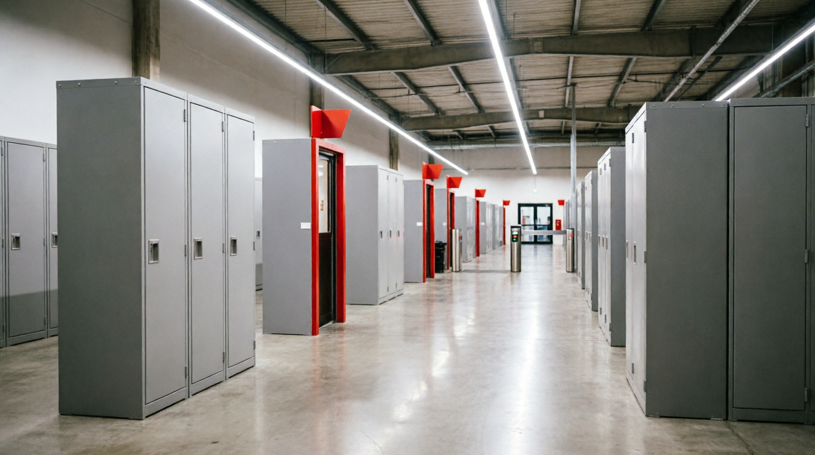 Sierra Storage interior warehouse lockers